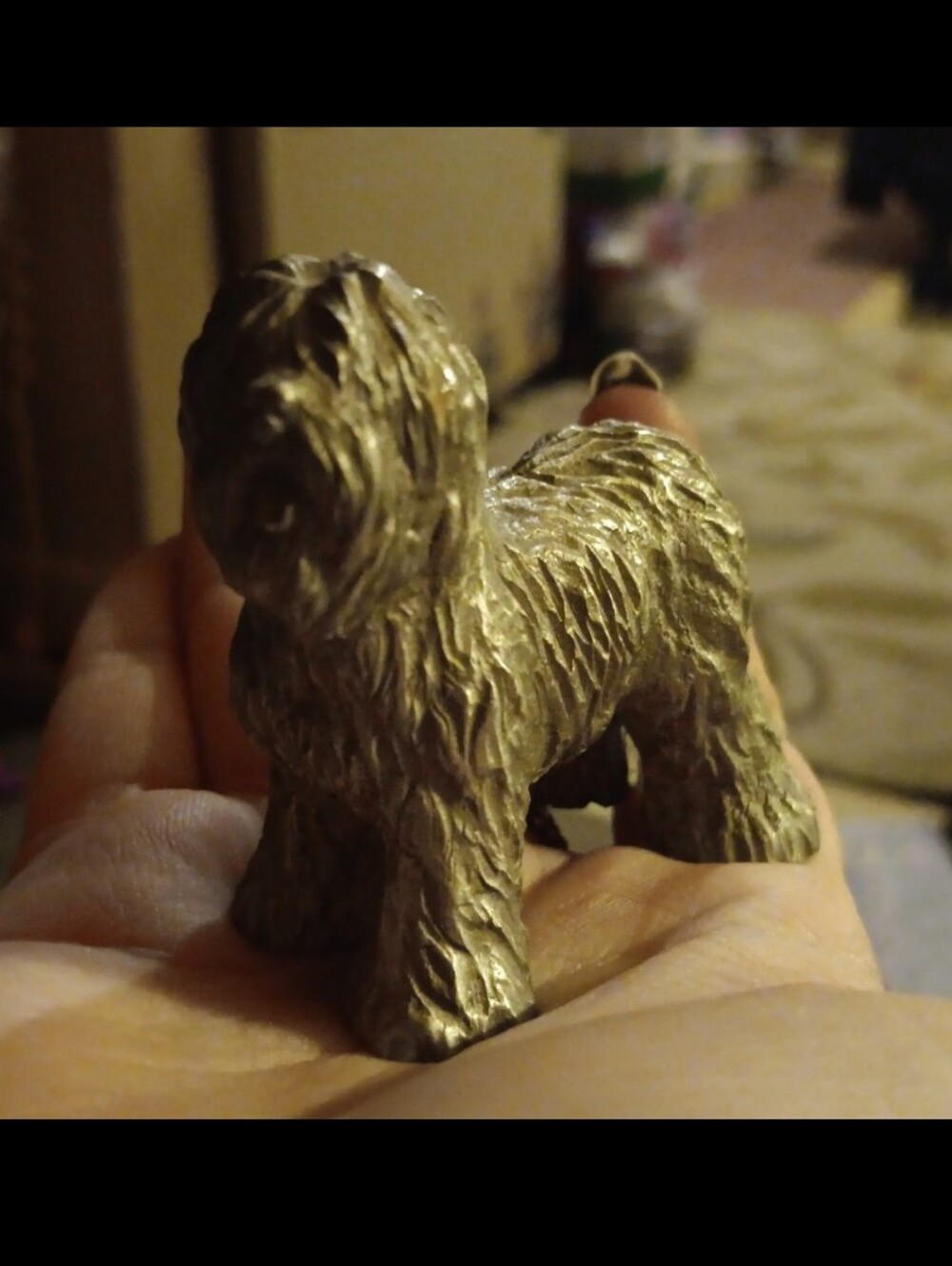 Rawcliffe pewter company p davis signed 1979 dog figure